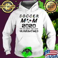Soccer mom 2020 the one where they were quarantined mask s Hoodie