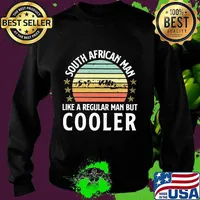 South african man like a regular man but cooler vintage retro s Sweater