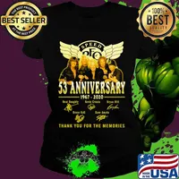 Speed 53rd anniversary 1967 2020 thank you for the memories signatures s Ladies tee