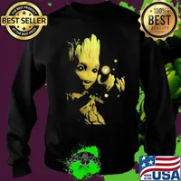 Star wars baby groot grateful dead s Sweater