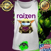 Star wars baby yoda mask hug raizen s Tank top