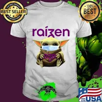Star wars baby yoda mask hug raizen shirt