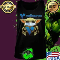 Star wars baby yoda mask hug vallourec s Tank top