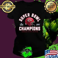 Super bowl liv champions kansas city chiefs football team s Ladies tee