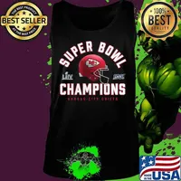 Super bowl liv champions kansas city chiefs football team s Tank top
