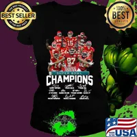 Super bowl liv champions kansas city chiefs players signatures s Ladies tee