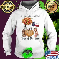 Texas flag it's the most wonderful time of the year leaves s Hoodie