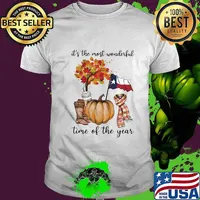 Texas flag it's the most wonderful time of the year leaves shirt