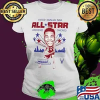 The 69th annual nba all star weekend chicago giannis antetokounmpo basketball s Ladies tee