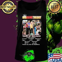 The big bang theory 18 years of release 2007 2020 thank you for the memories signatures s Tank top