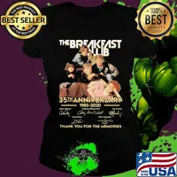 The breakfast club 35th anniversary 1985 2020 thank you for the memories signatures s Ladies tee