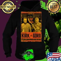 The breatest fight in the azn verge duel in the desert fight to the death kirk vs gorn s Hoodie