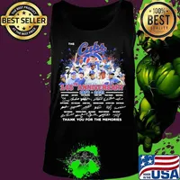 The chicago cubs 145th anniversary 1876 2021 thank you for the memories signatures s Tank top