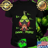 The grinch and his loyal dog ew people mask covid-19 shirt