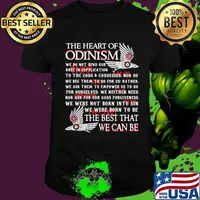 The heart of odinism we do not bend our knee in supplication to the gods and goddesses nor do we beg them to fo for us shirt