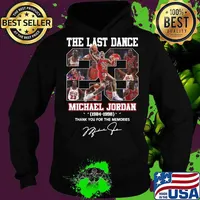 The last dance 23 michael jordan 1984 1998 thank you for the memories signature s Hoodie