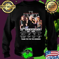 The lost boys 33rd anniversary 1987 2020 thank you for the memories signatures s Sweater