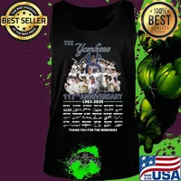 The new york yankees 117th anniversary 1903 2020 thank you for the memories signatures s Tank top