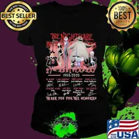 The nightmare before christmas 27th anniversary 1993 2021 thank you for the memories signatures s Ladies tee
