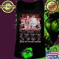 The nightmare before christmas 27th anniversary 1993 2021 thank you for the memories signatures s Tank top