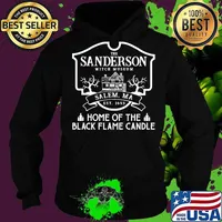 The sanderson witch museum salem ma est 11693 home of the black flame candle s Hoodie