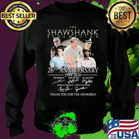 The shawshank redemption 26th anniversary 1994 2020 thank you for the memories signatures s Sweater