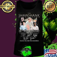 The shawshank redemption 26th anniversary 1994 2020 thank you for the memories signatures s Tank top