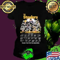 The steelers 87th anniversary 1933 2020 thank you for the memories signatures s Ladies tee