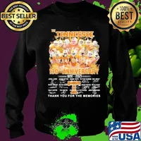 The volunteers tennessee 130th anniversary 1891 2021 thank you for the memories signatures s Sweater