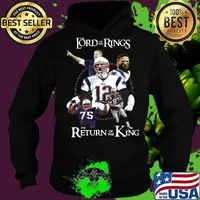 Tom brady 12 the lord of the rings the return of the king s Hoodie