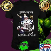 Tom brady 12 the lord of the rings the return of the king shirt