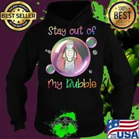 Turtle mask stay out of my bubble covid-19 s Hoodie