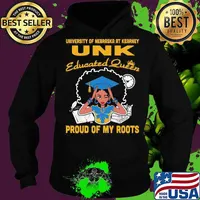 University of nebraska at kearney unk educated queen proud of my roots s Hoodie