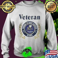 Veteran logo proud to have seaved seabees s Sweater