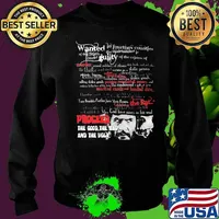 Wanted guilty murder the rat proceed the good the bad and the ugly s Sweater