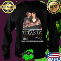 Years of titanic 1997 2019 thank you for the memories signatures s Sweater