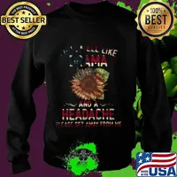 YOU SMELL LIKE DRAMA AND HEADACHE PLEASE GET AWAY FROM ME SUNFLOWER AMERICAN FLAG SHIRT Sweater