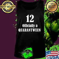 12 year old girl gifts tween birthday officially quarantween T-Shirt Tank top