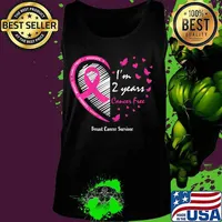 2 years and counting Cancer Survivor Gifts Women Mom Pink Breast Cancer Survivor Shirt Tank top