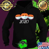 2020 Halloween Pumpkin In Mask - Funny Halloween 2020 Gift T-Shirt Hoodie
