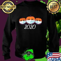 2020 Halloween Pumpkin In Mask - Funny Halloween 2020 Gift T-Shirt Sweater