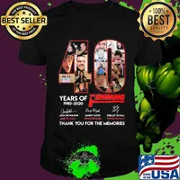 40 years of 1980 2020 the shining thank you for the memories signatures shirt