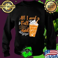All i need is fall candies and pumkpkin spice yall heart quote s Sweater