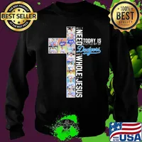 All i need today is a little bit of los angeles dodgers baseball team and a whole lot of jesus s Sweater
