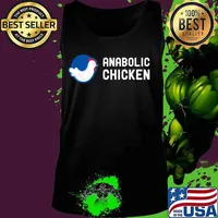 Anabolic Chicken Steroid Gym Fitness Bodybuilding Fitness T-Shirt Tank top