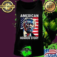 Anti Trump Horror American Story Zombie Trump Halloween Premium T-Shirt Tank top