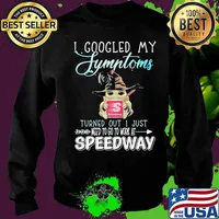 Baby yoda witch i googled my symptoms turned out i just need to go to work at speedway s Sweater