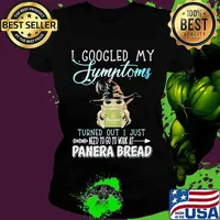 Baby yoda witch i googled my symptoms turns out i just need to go to work at panera bread s Ladies tee