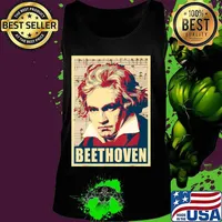 Beethoven Classical Music Composer Retro T-Shirt Tank top