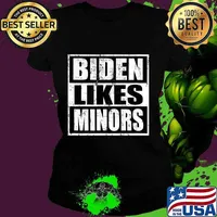 BLM Biden Likes Minors 2020 Election T-Shirt Ladies tee